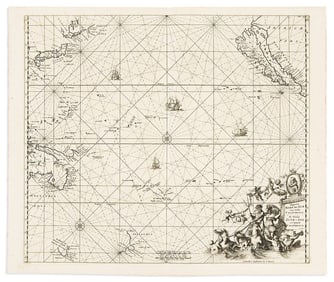 (PACIFIC.) Frederick de Wit, after. Magnum Mare del Zur cum Insula California.