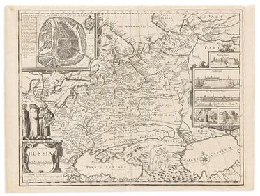 (RUSSIA.) John Speed. A Map of Russia.