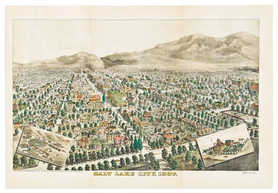 (SALT LAKE CITY.) S.W. Darke & Co.; and August Gast. Salt Lake City, 1887.