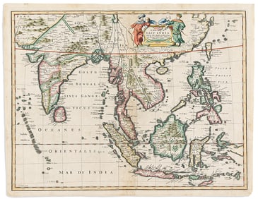 (SOUTHEAST ASIA.) John Speed. A New Map of East India.