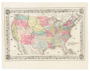 (UNITED STATES.) Joseph Hutchins Colton. The United States of America.