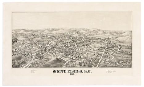 (WHITE PLAINS.) Lucien R. Burleigh. White Plains, N.Y. 1887.