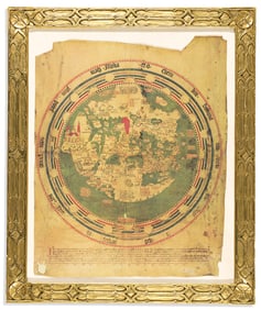 (WORLD.) Andreas Walsperger. High-quality facsimile of his medieval Mappa Mundi.