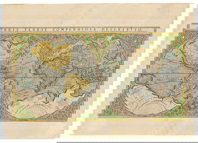 (WORLD.) Rumold Mercator. Orbis Terrae Compendiosa Descriptio.