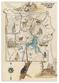 (YELLOWSTONE.) Herbert & Bertha Kennedy. Yellowstone National Park.