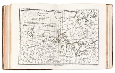 (GEOGRAPHY.) Rigobert Bonne; and Guillaume Thomas Francois Raynal. Atlas de Toutes les Parties