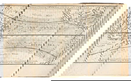 (TRAVEL.) William Dampier; and Herman Moll. A Collection of Voyages.