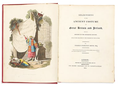 (COSTUME.) Two early nineteenth-century illustrated titles of British manner and dress.