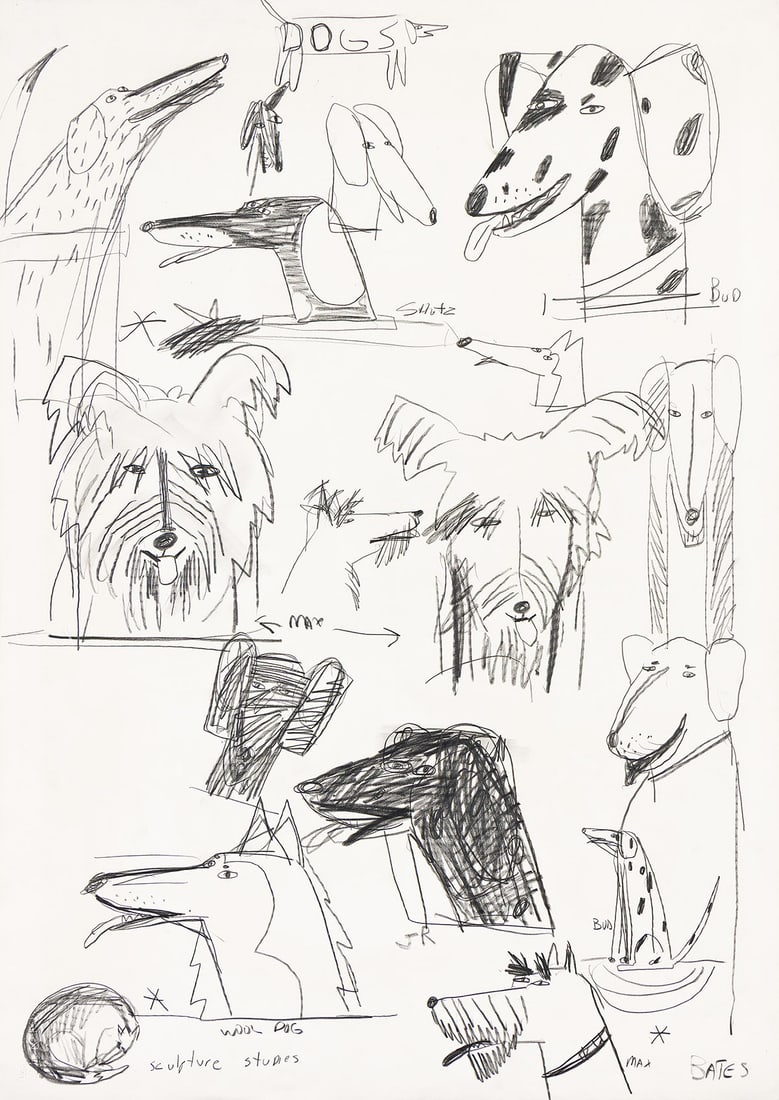 DAVID BATES (1952 - ) Sculpture Studies. (1 of 2)