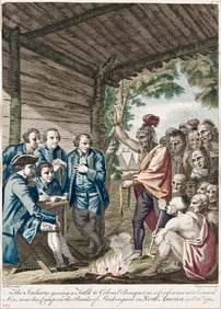 (AMERICAN INDIANS.) Pair of engravings from William Smith's "An Historical Account of
