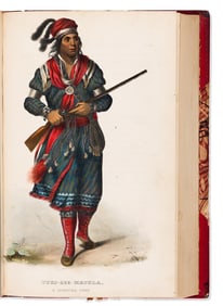 (AMERICAN INDIANS.) Thomas McKenney and James Hall. History of the Indian Tribes of North America.