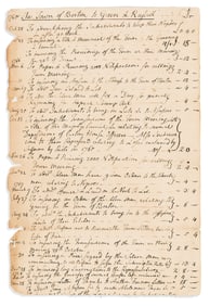 (AMERICAN REVOLUTION--PRELUDE.) Invoice to the Town of Boston for advertising pre-revolutionary