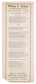 (CALIFORNIA.) William C. Ralston: or, He Never Went Back on the Poor.