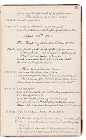 (CALIFORNIA.) Log book of work done at the La Grange Hydraulic Mining Company.