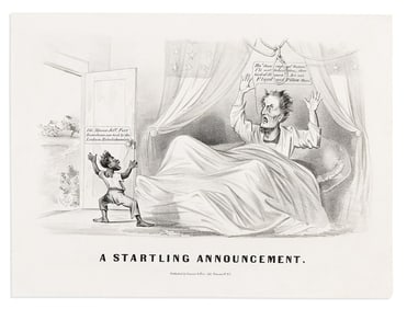 (CIVIL WAR.) Currier & Ives. A Startling Announcement.