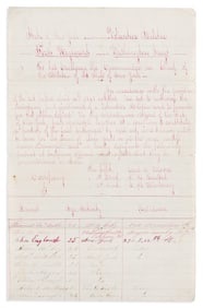 (CIVIL WAR--NEW YORK.) Documents on the early months of the Washington Grays, including a satirical