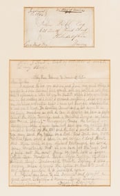 (CIVIL WAR--PENNSYLVANIA.) Jacob S. Devine. Letter from a Union officer held at Libby Prison.