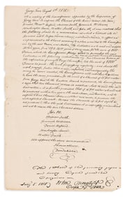 (DISTRICT OF COLUMBIA.) 19th-century copies of Georgetown records relating to Potomac River