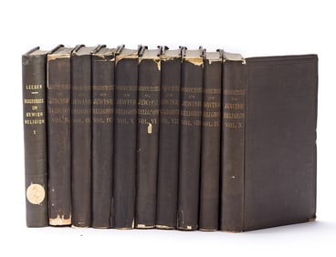 (JUDAICA.) Isaac Leeser. Discourses on the Jewish Religion.