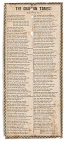 (NEW YORK.) Previously untraced song from the Anti-Rent War titled "The Grafton Tories!"