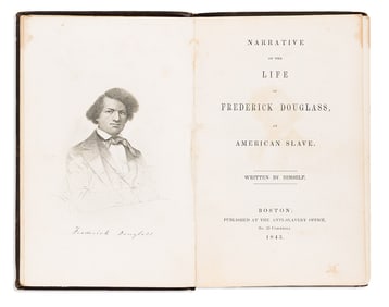 (SLAVERY & ABOLITION.) Frederick Douglass. Narrative of the Life of Frederick Douglass, an American