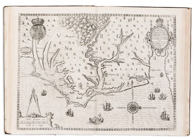 (VIRGINIA.) Thomas Hariot. Admiranda narratio fida tamen, de commodis et incolarum ritibus Virginiae