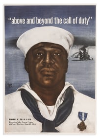 (WORLD WAR TWO.) "Above and Beyond the Call of Duty": Dorie Miller Received the Navy Cross at Pearl
