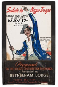 (WORLD WAR TWO.) E. Simms Campbell. Salute to Negro Troops . . . Pageant on the Negro's Contribution