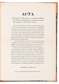 (MEXICO.) Documents on the reconstitution of the state of Oaxaca and the rise of Benito Juárez