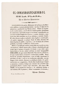 (MEXICO.) Papers of Cosme Furlong, who commanded the defenses of Puebla against the United States.