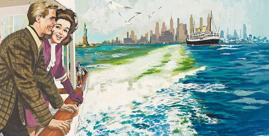 ARTIST UNKNOWN Staten Island Ferry ride.