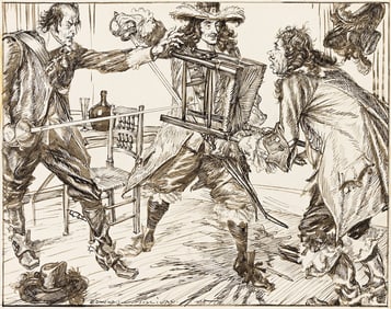 EDMUND J. SULLIVAN (1869 - 1933) "Tis madness," he cried.