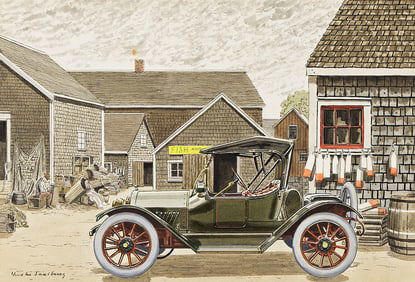 LESLIE SAALBURG (1897 - 1974) 1913 Chevrolet.