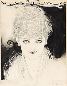 NELL BRINKLEY (1886 - 1944) Brinkley Girl portrait.