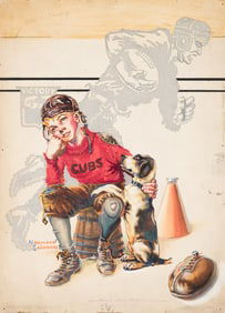 NORMAN SAUNDERS (1907 - 1989) "Victory, Cubs."
