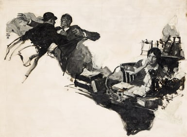SAUL TEPPER (1899 - 1987) "Bill teetered on his feet a second, then just sank out of sight."