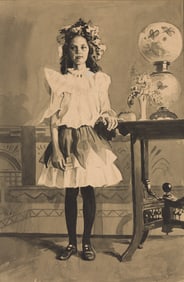 FRANK WING (1873 - 1956) Rebecca Sparks Peters.