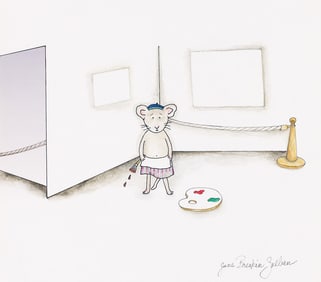 JANE BRESKIN ZALBEN (1950 - ) "All the walls were blank and white. Sadly, she no longer could visit