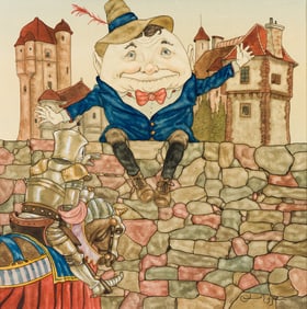 MICHAEL HAGUE (1948 - ) Humpty Dumpty.