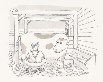 (NEW YORKER) JACK ZIEGLER (1942 - 2017) "By the way, dollface, nice hooters."