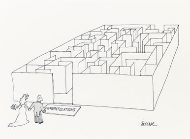 (NEW YORKER) JACK ZIEGLER (1942 - 2017) "Congratulations."