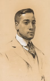 NORMAN ROCKWELL (1894 - 1978) Portrait of Floyd Jerome Patten (editor at Boy’s Life magazine).