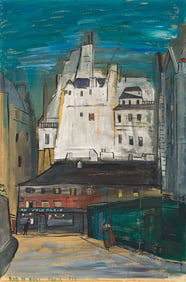 LUDWIG BEMELMANS (1898 - 1962) Rue de Buci, Paris.