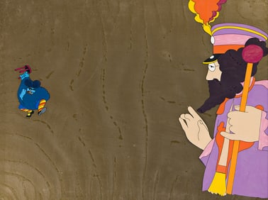 UNITED ARTISTS / KING FEATURES / THE BEATLES Yellow Submarine: John Lennon as Sgt. Pepper and Blue