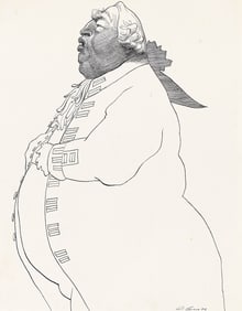 DAVID LEVINE (1926 - 2009) King George III.