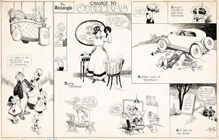 FRANK KING (1883 - 1969) The Rectangle: Charge to Overhead.