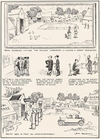 HENRY MAYO BATEMAN (1887 - 1970) When Dawber's picture "The Village" appeared, it caused a great