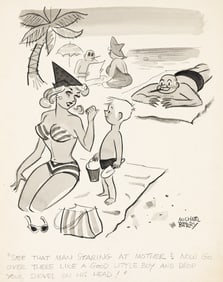 MICHAEL BERRY (1907 - 2000) "See that man staring at mother?"