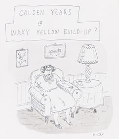 ROZ CHAST (1954 - ) "Golden Years or Waxy Yellow Build-up?"