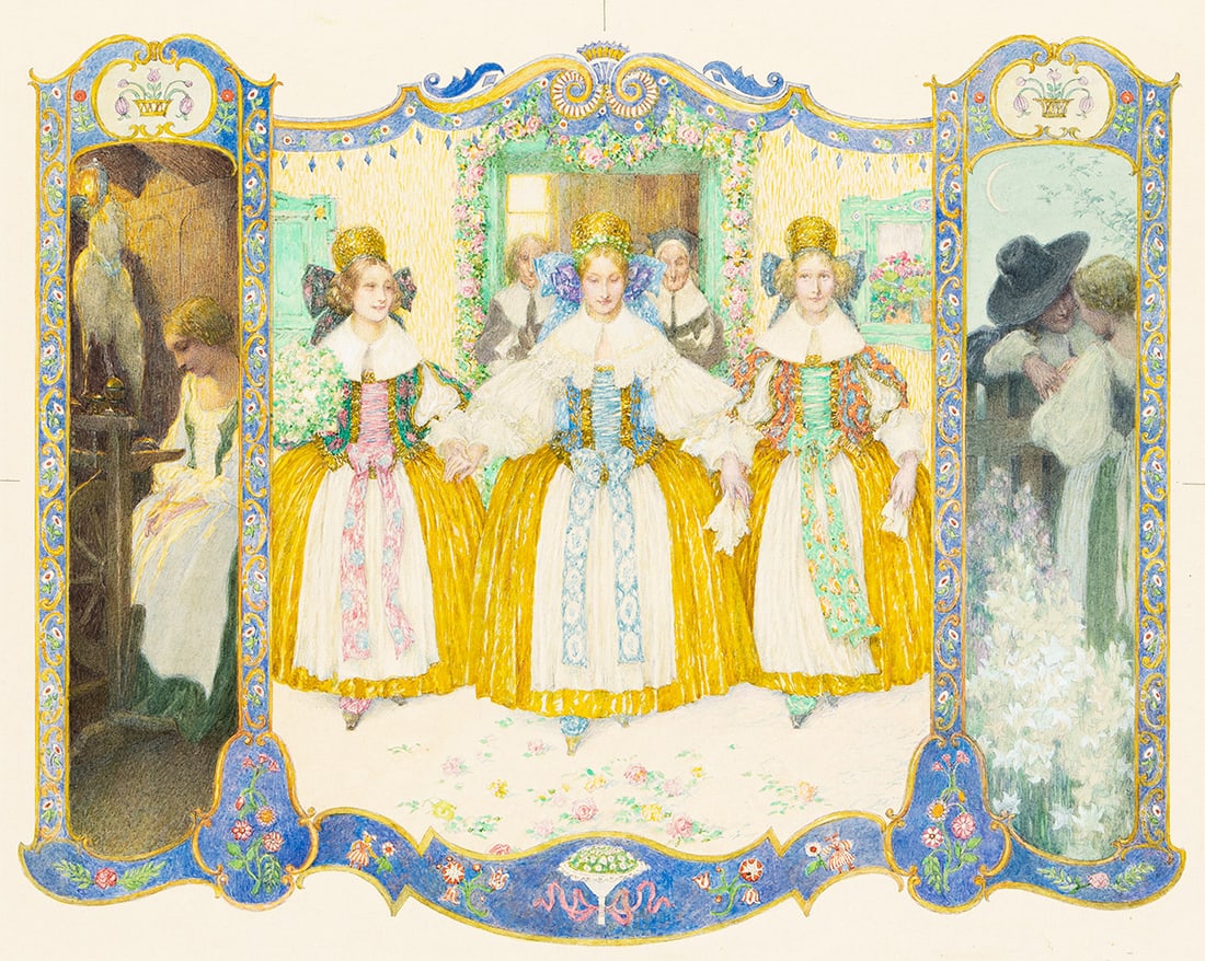 HEINRICH LEFLER (1863 - 1919) Die genalde bestellung & Der jungfernkranz (The gentle order & The (1 of 4)